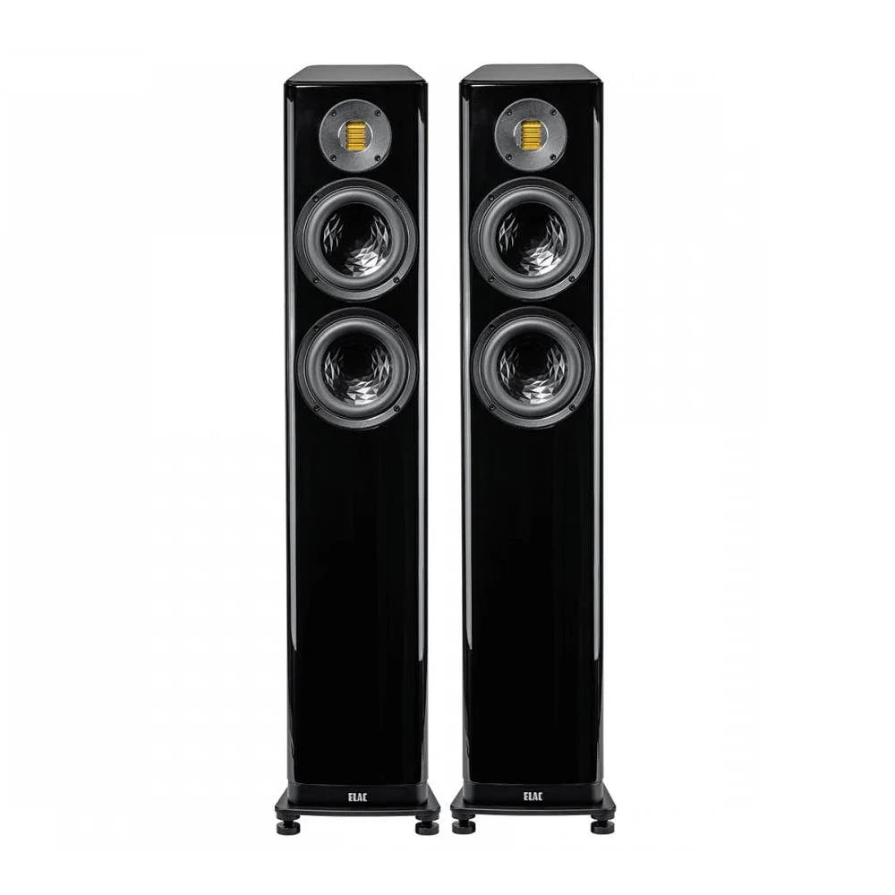 Elac Vela 2.0 VFS407.2 Floorstanding Speakers (1 Pair) - Black High Gloss