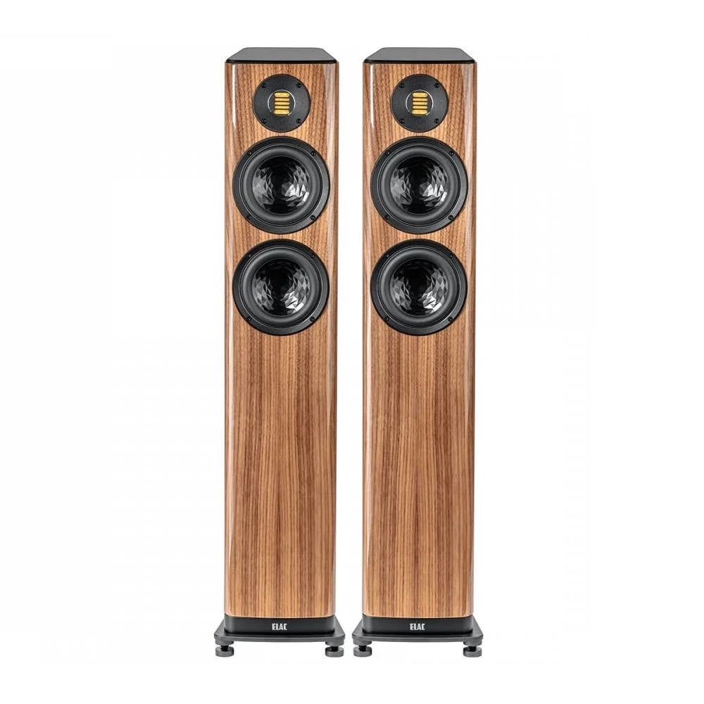 Elac Vela 2.0 VFS407.2 Floorstanding Speakers (1 Pair) - Walnut High Gloss
