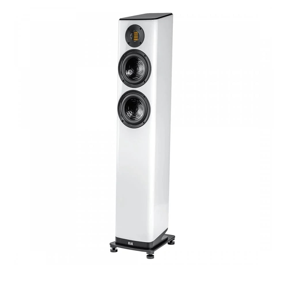 Elac Vela 2.0 VFS407.2 Floorstanding Speakers (1 Pair) - White High Gloss