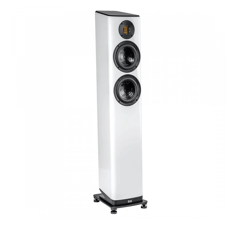Elac Vela 2.0 VFS407.2 Floorstanding Speakers (1 Pair) - White High Gloss