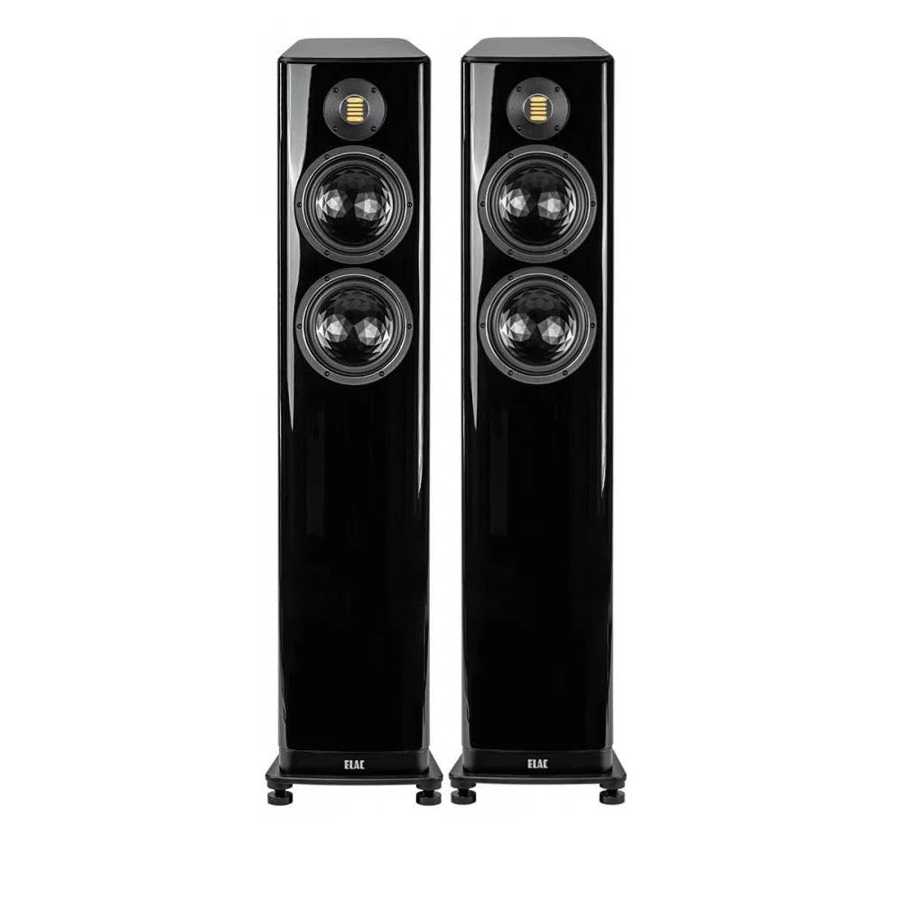 Elac Vela 2.0 VFS408.2 Floorstanding Speakers (1 Pair) - Black High Gloss
