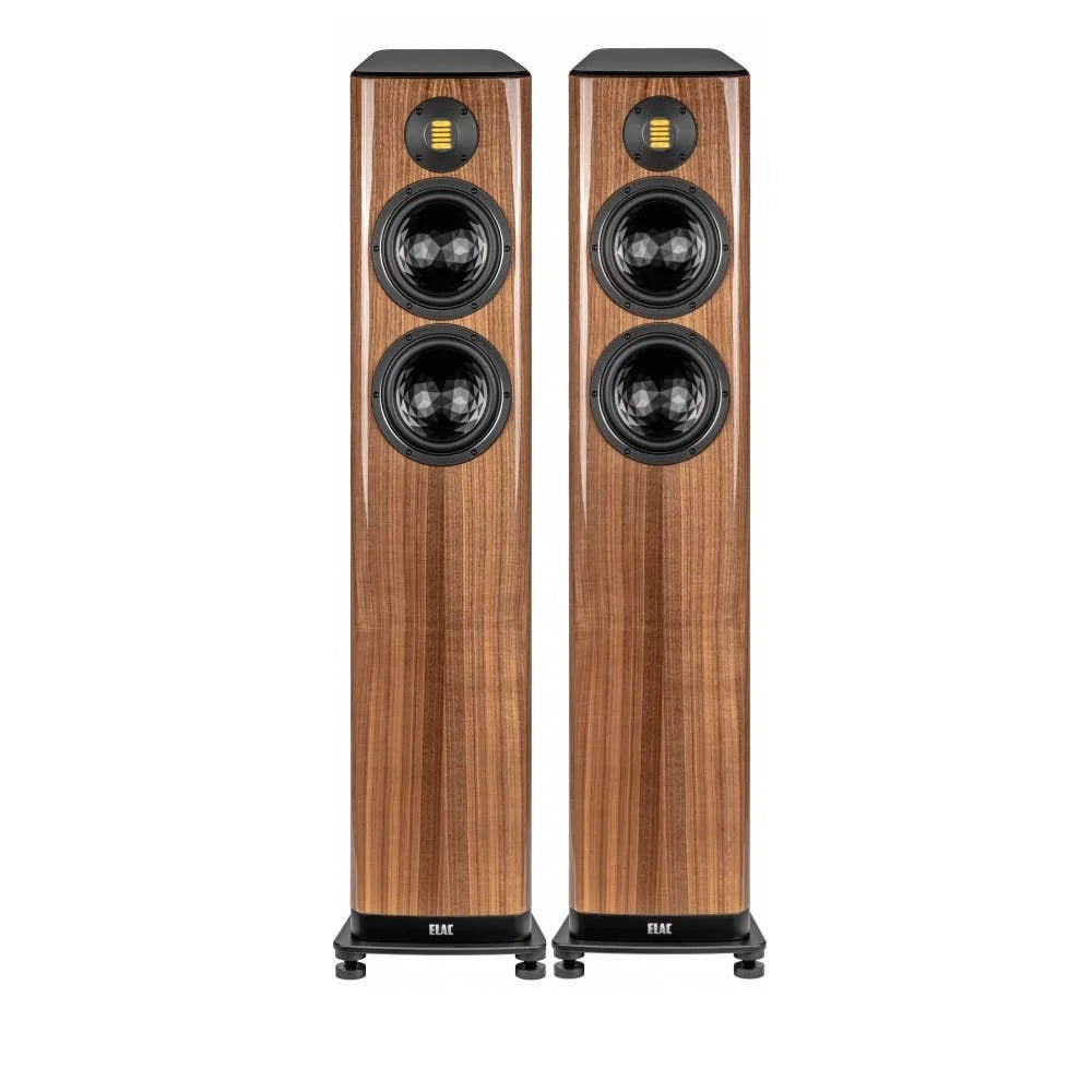 Elac Vela 2.0 VFS408.2 Floorstanding Speakers (1 Pair) - Walnut High Gloss