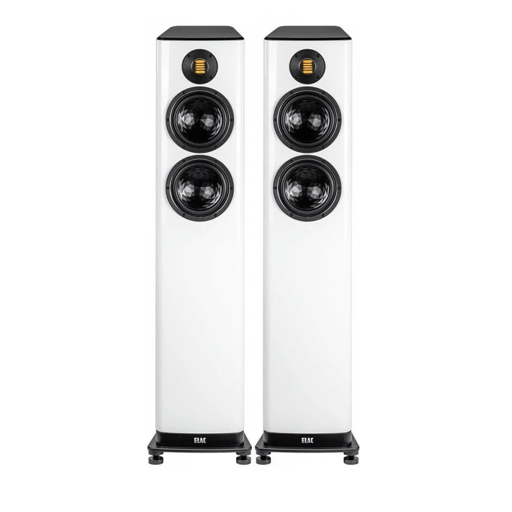 Elac Vela 2.0 VFS408.2 Floorstanding Speakers (1 Pair) - White High Gloss