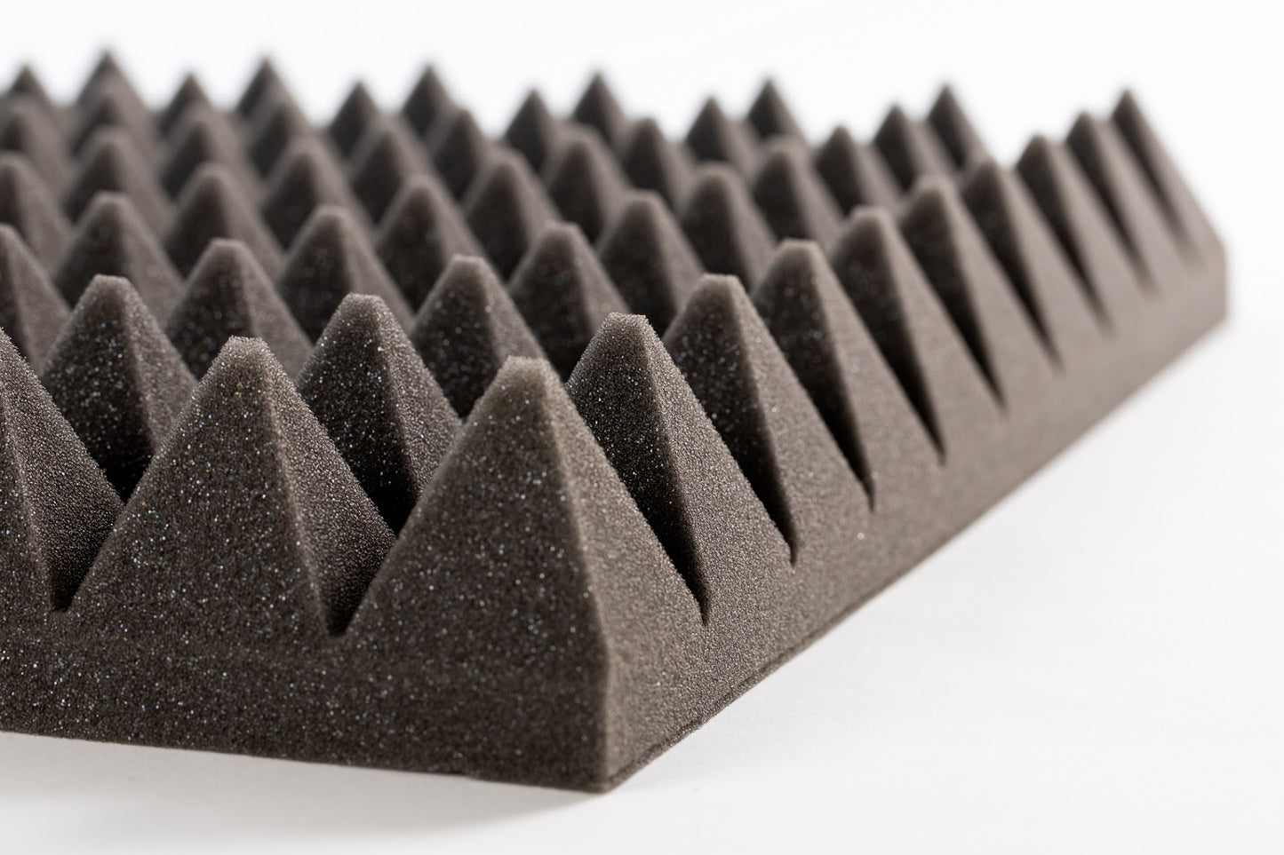 MUSIC1ST Acoustic Foam Absorber 7cm Pyramid Panel, dark grey, various sizes