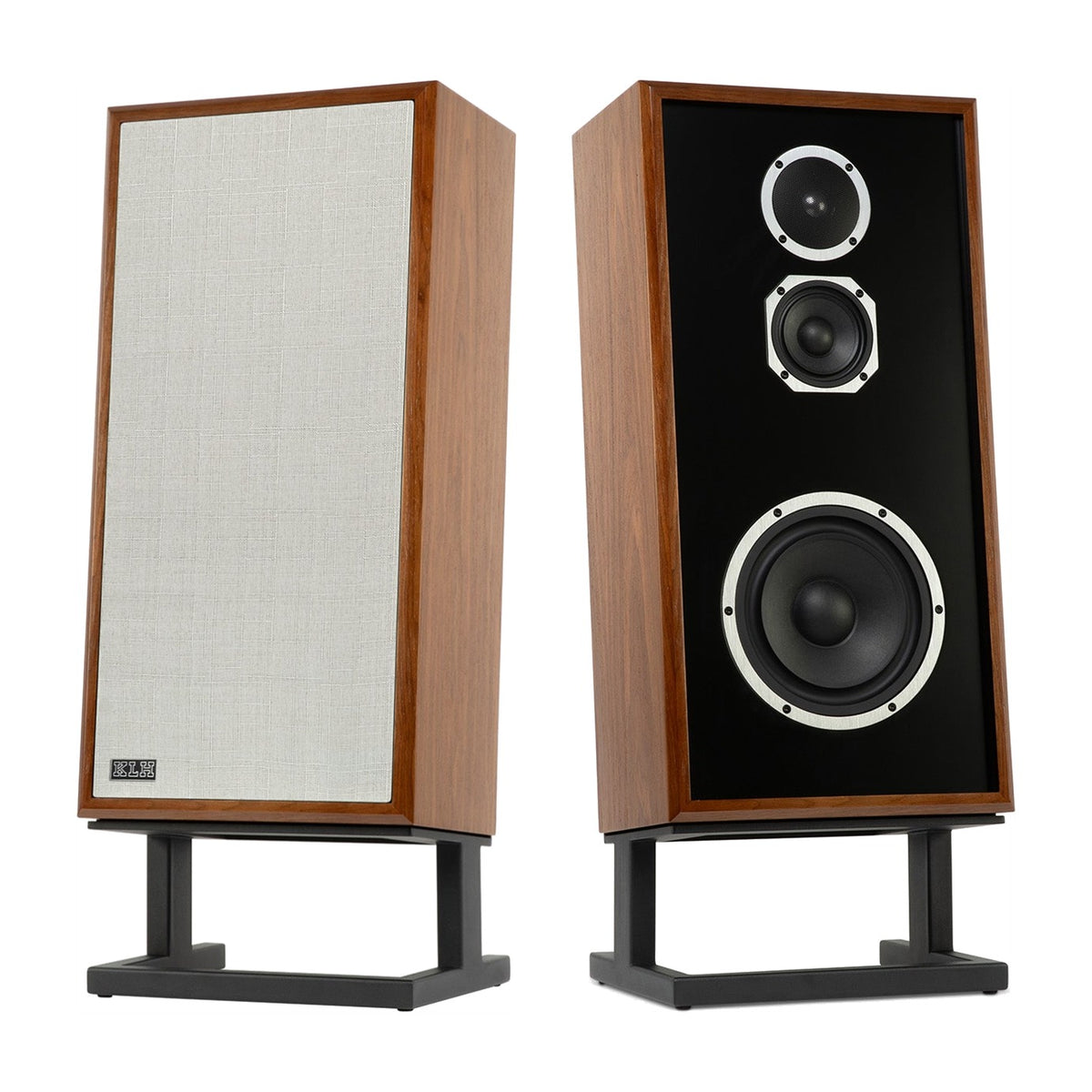 KLH Model Four Floorstanding Speakers English Walnut (1 Pair)