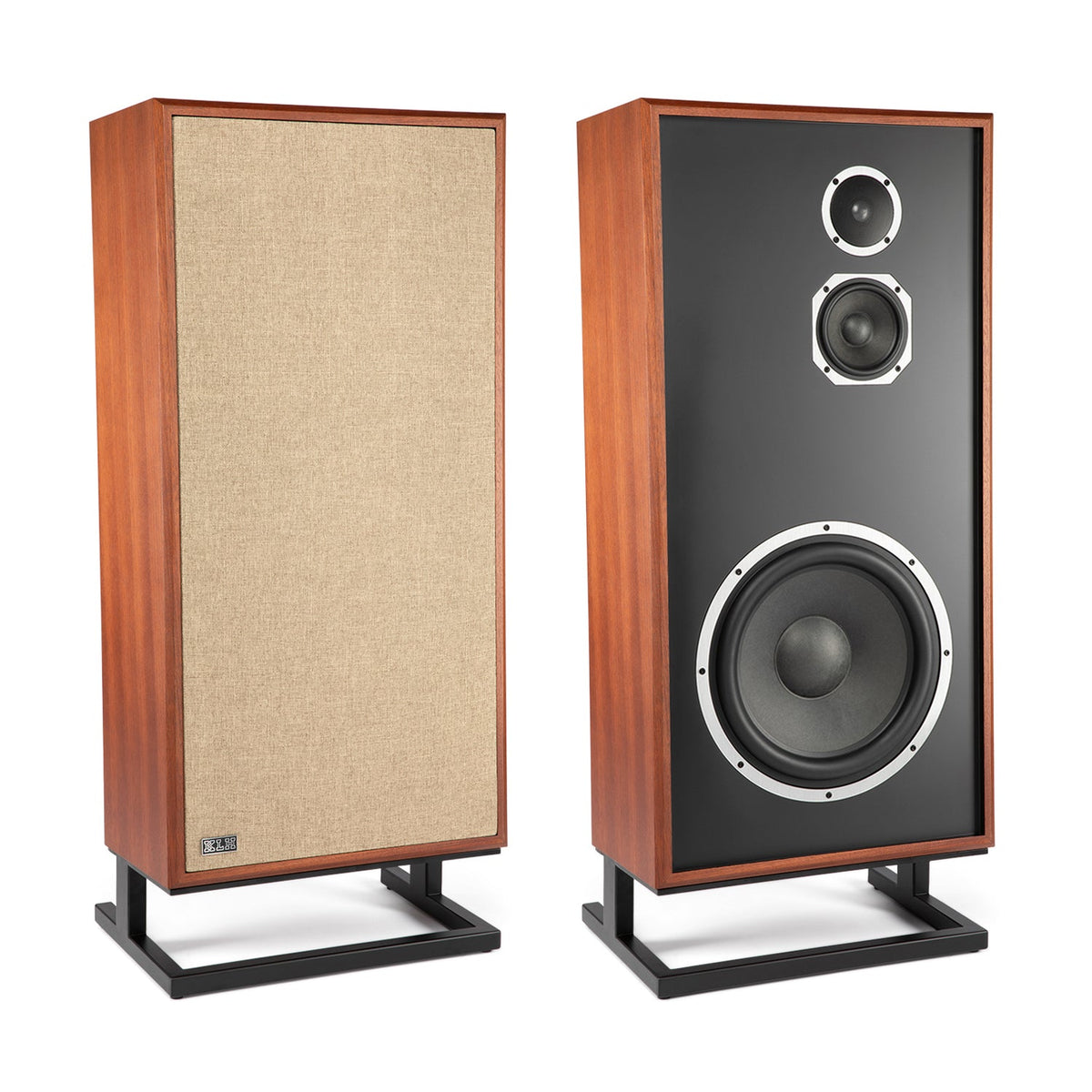 KLH Model Seven Floorstanding Speakers West African Mahogany (1 Pair)