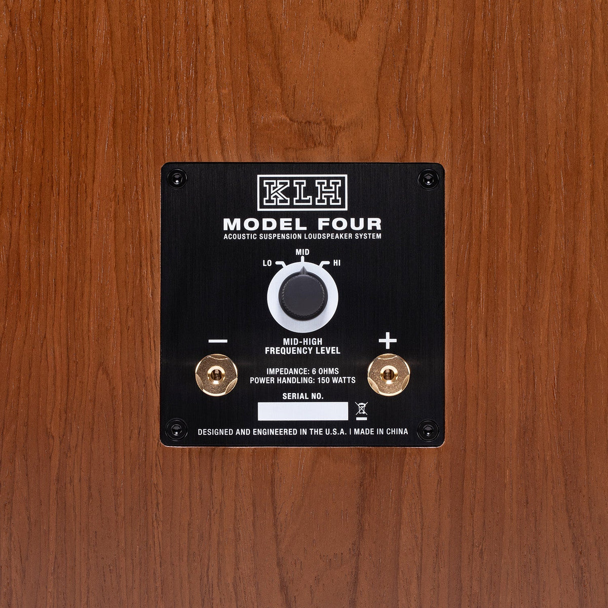 KLH Model Four Floorstanding Speakers English Walnut (1 Pair)