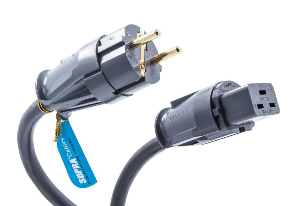 Supra Lorad 2.5 SPC CS-EU 16A Mains Power Cable 1.5m