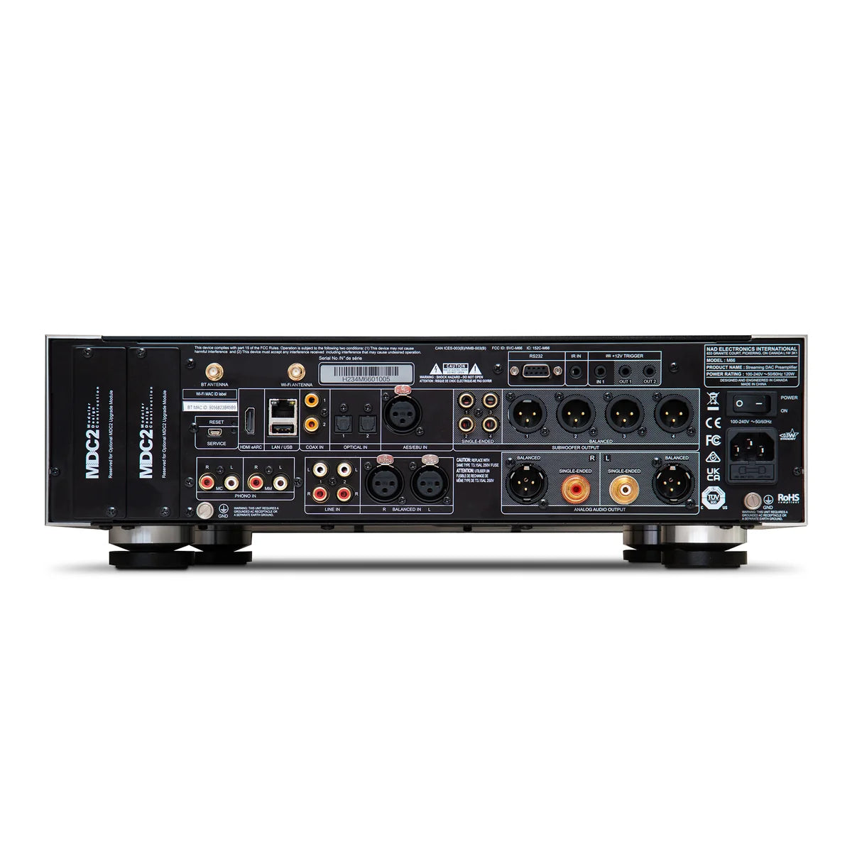 NAD M66 BluOS Streaming DAC-Preamplifier