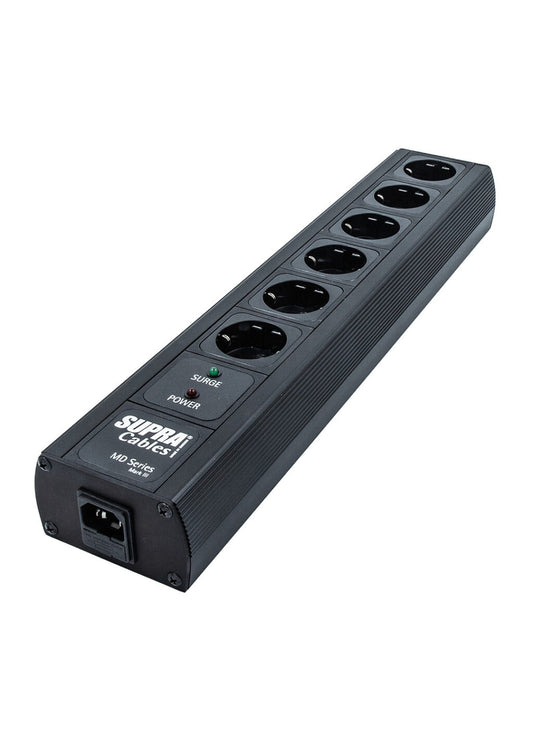 Supra Mains Power Strip MD-06 EU/SP SPC Black