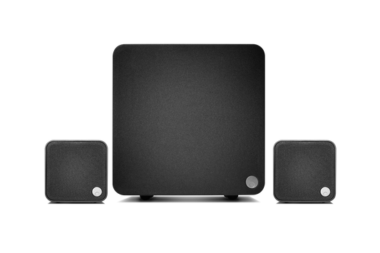 Cambridge Audio 2.1 Speaker Pack Minx S212 X201 Subwoofer with 2 x Min 12 Satellite Speakers