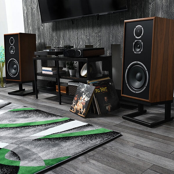 KLH Model Five Floorstanding Speakers English Walnut (1 Pair)