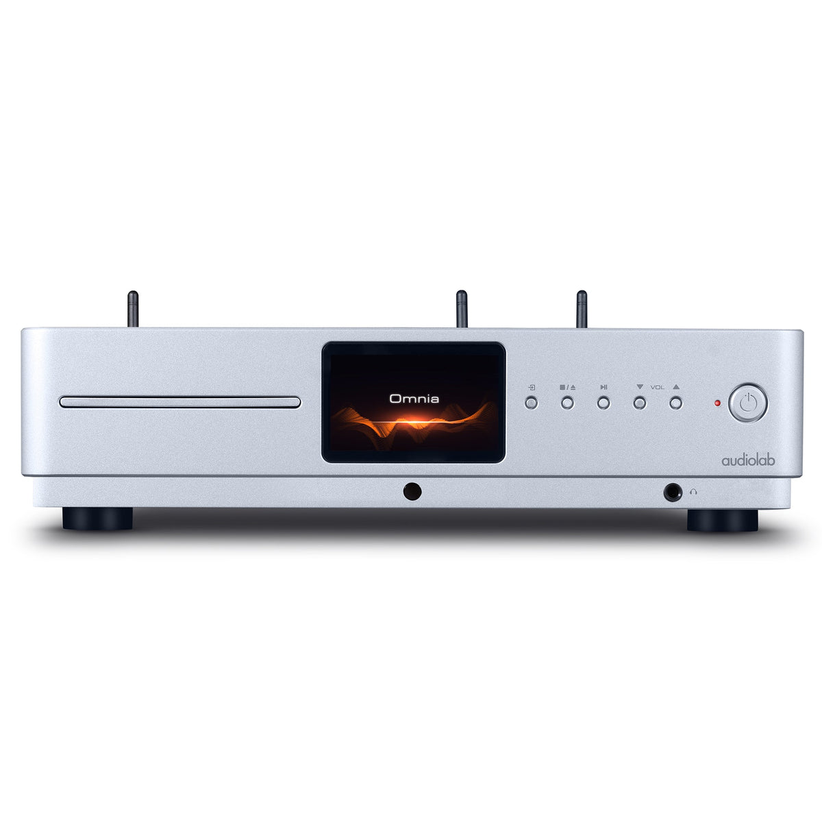 Audiolab Omnia All-in-One Amplifier, CD & Streaming Player Silver