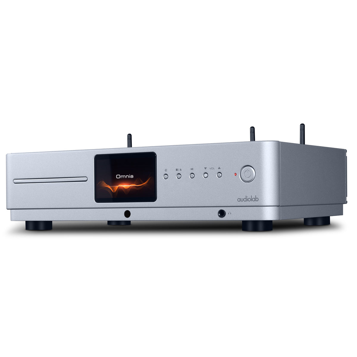 Audiolab Omnia All-in-One Amplifier, CD & Streaming Player Silver