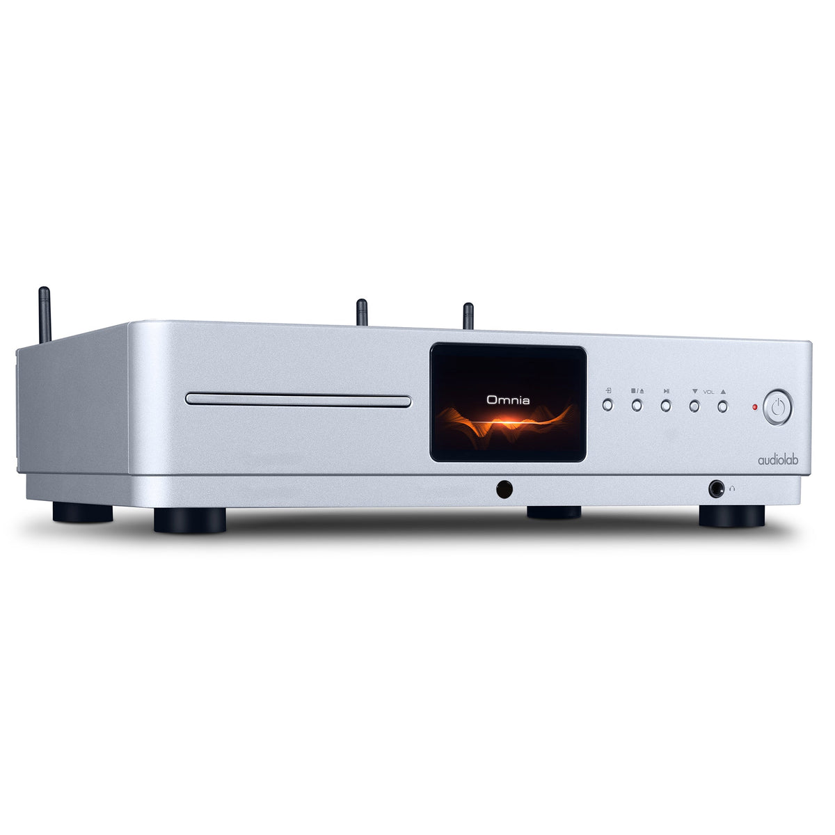 Audiolab Omnia All-in-One Amplifier, CD & Streaming Player Silver