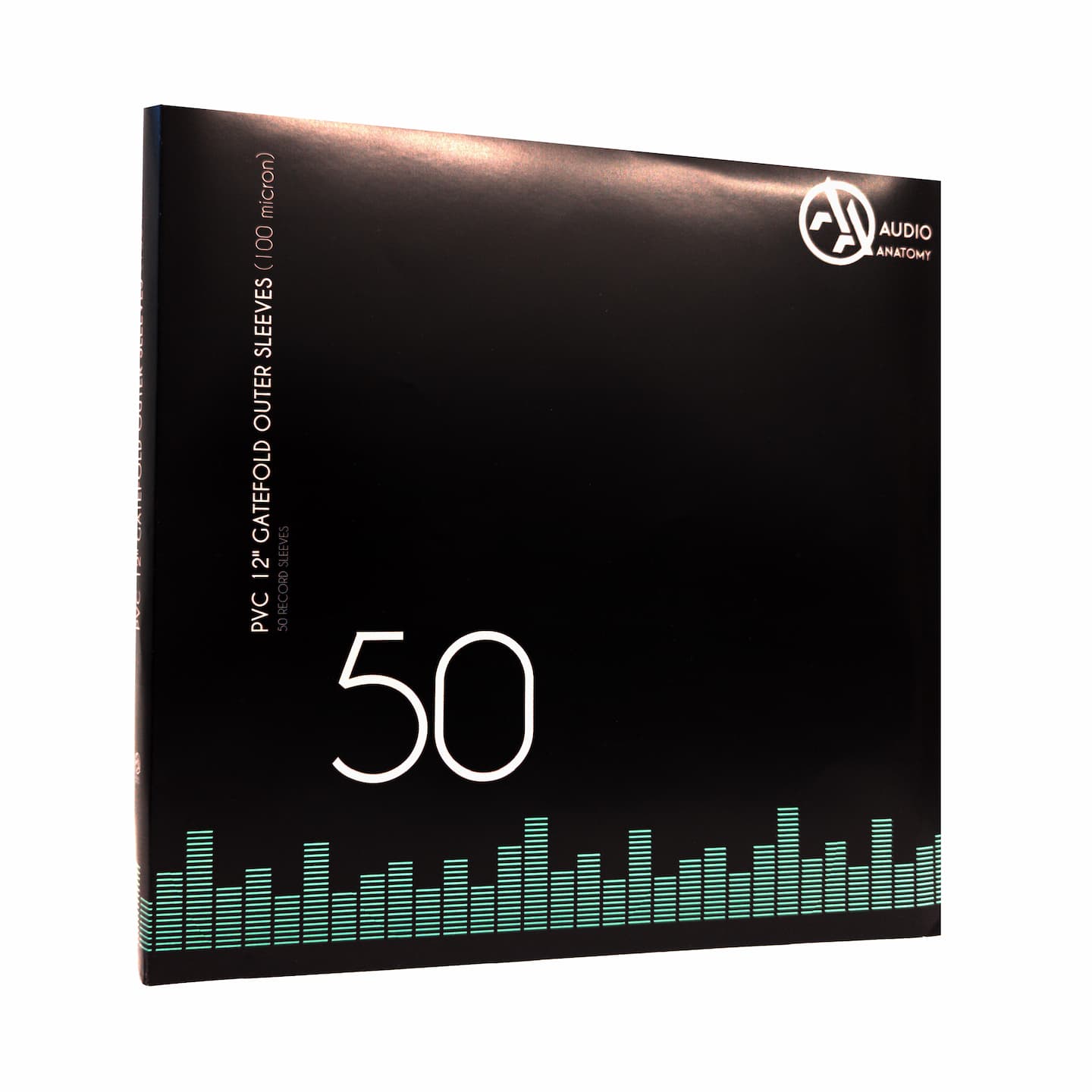 Audio Anatomy Vinyl Gatefold Outer PVC Sleeves 12 Inch - 50 Pack