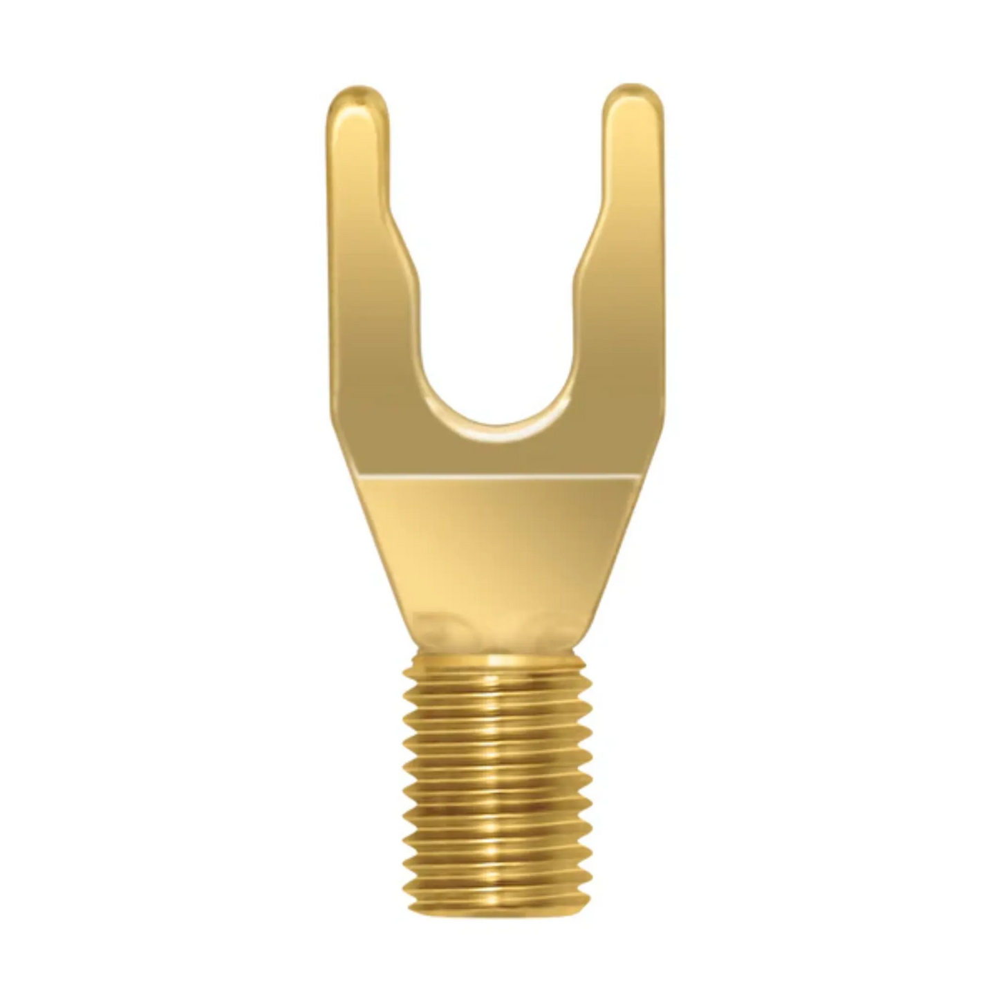 Wireworld Uni-Term™ Interchangeable Spade & Banana Plugs Gold Universal Spade / Plug Only / Single