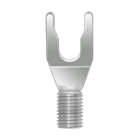 Wireworld Uni-Term™ Interchangeable Spade & Banana Plugs Silver Universal Spade / Plug Only / Single