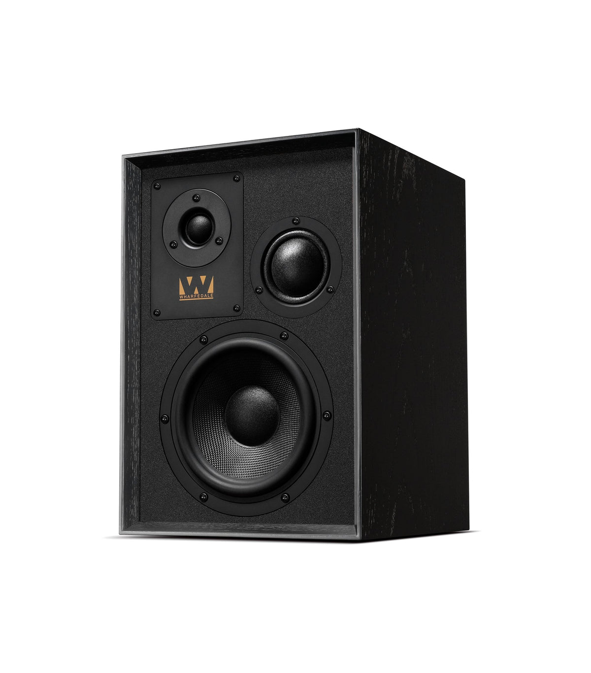 Wharfedale SUPER DENTON Bookshelf Speakers Black Oak (1 Pair)