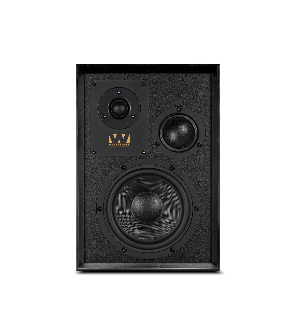 Wharfedale SUPER DENTON Bookshelf Speakers Black Oak (1 Pair)