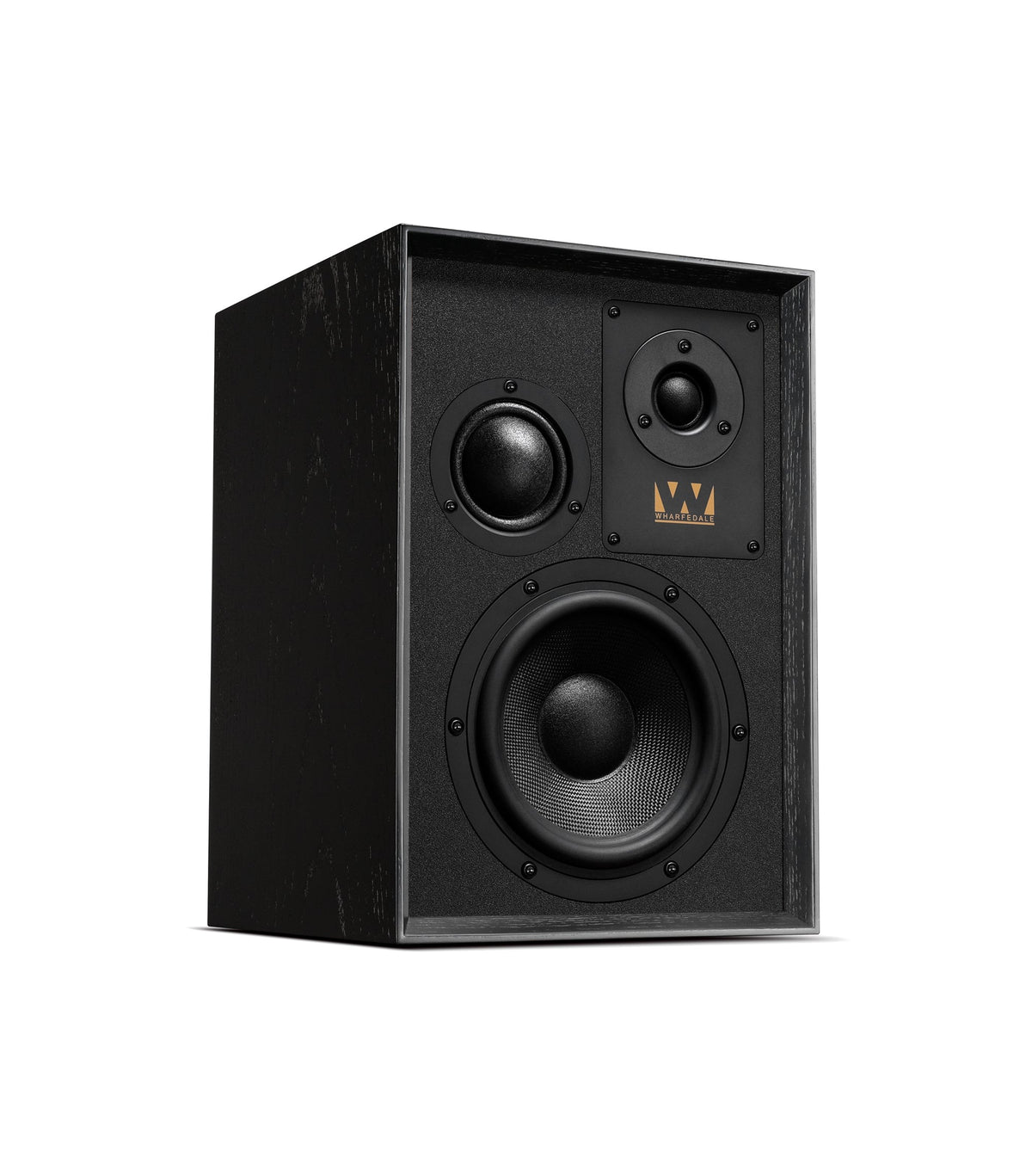 Wharfedale SUPER DENTON Bookshelf Speakers Black Oak (1 Pair)
