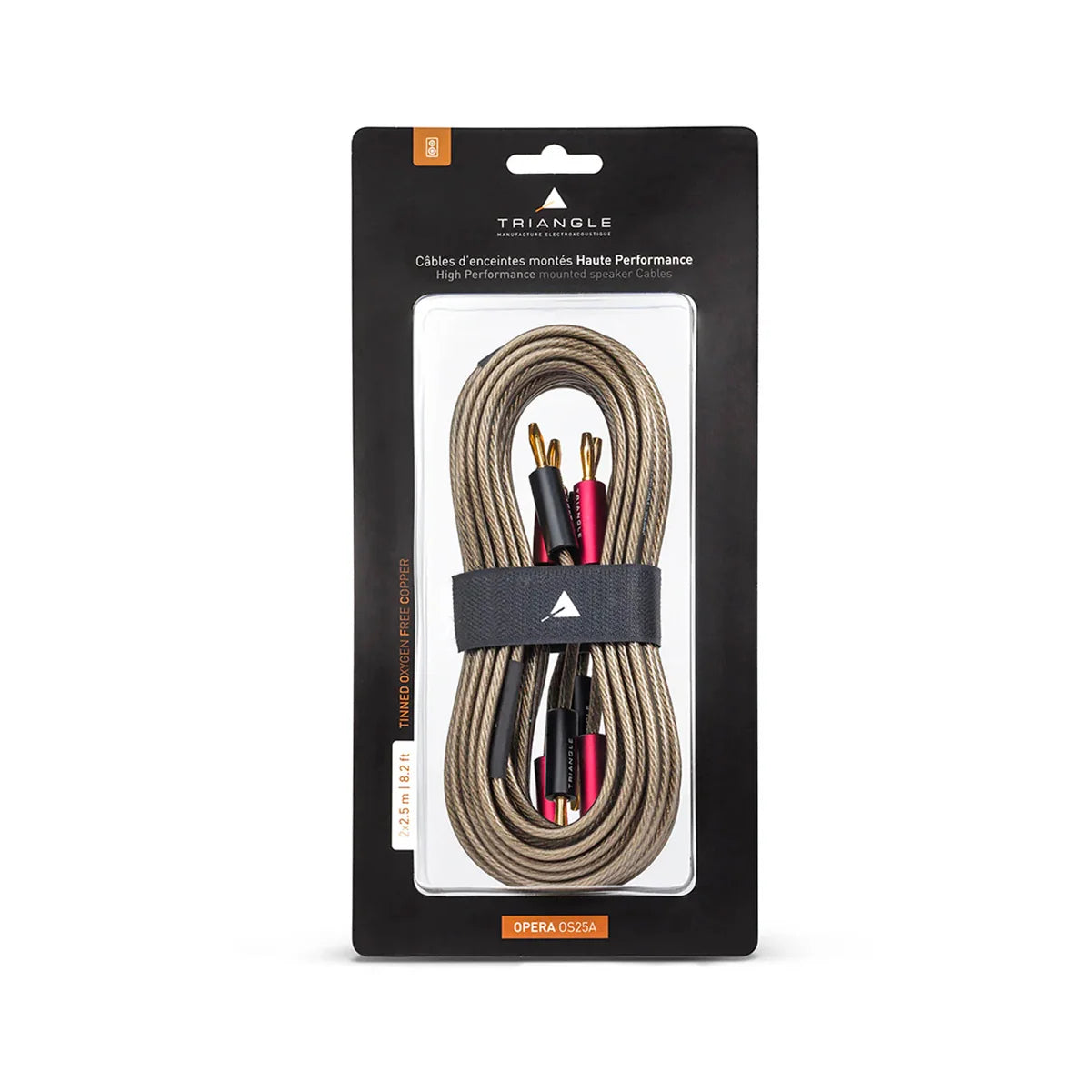 Triangle Opera Pre-Mounted Speaker Cables 2 x 2.5 m