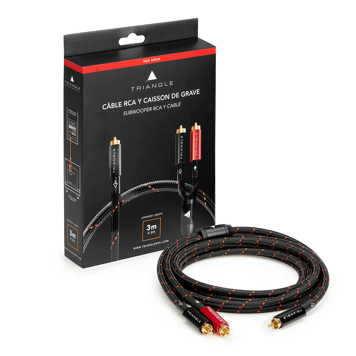 Triangle RED Serie RCA Y Subwoofer Cable 3 m