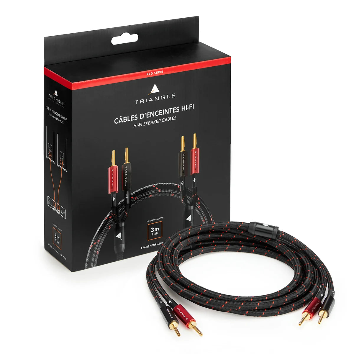 Triangle RED Serie Mounted Speaker Cables 2 x 3 m