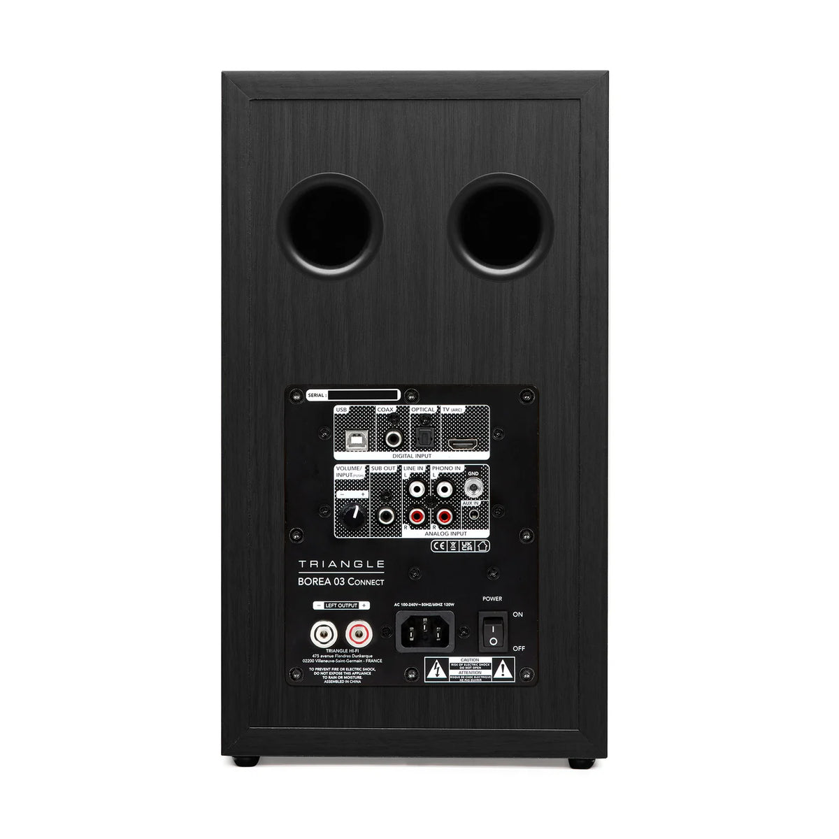 Triangle BR03 CONNECT Bluetooth Speakers Black (1 pair)