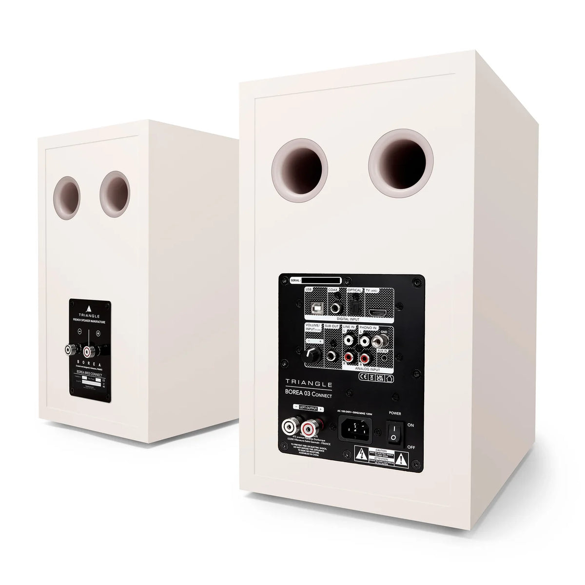 Triangle BR03 CONNECT Bluetooth Speakers Cream (1 pair)