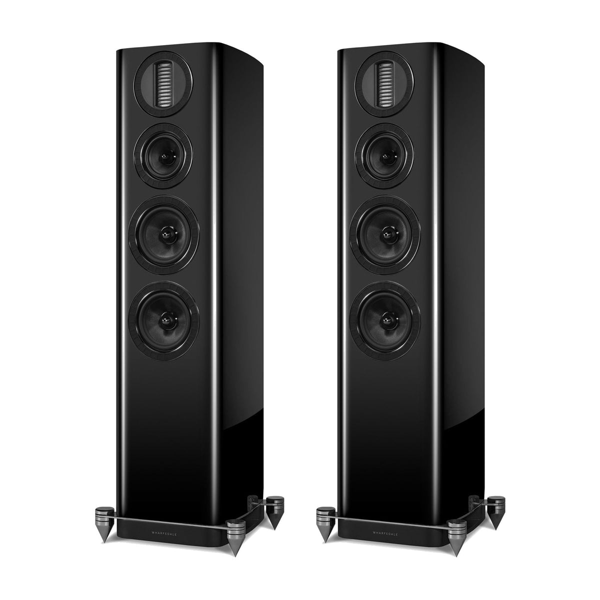 Wharfedale AURA 3 Floorstanding Speakers Hi-Gloss Black (1 Pair)