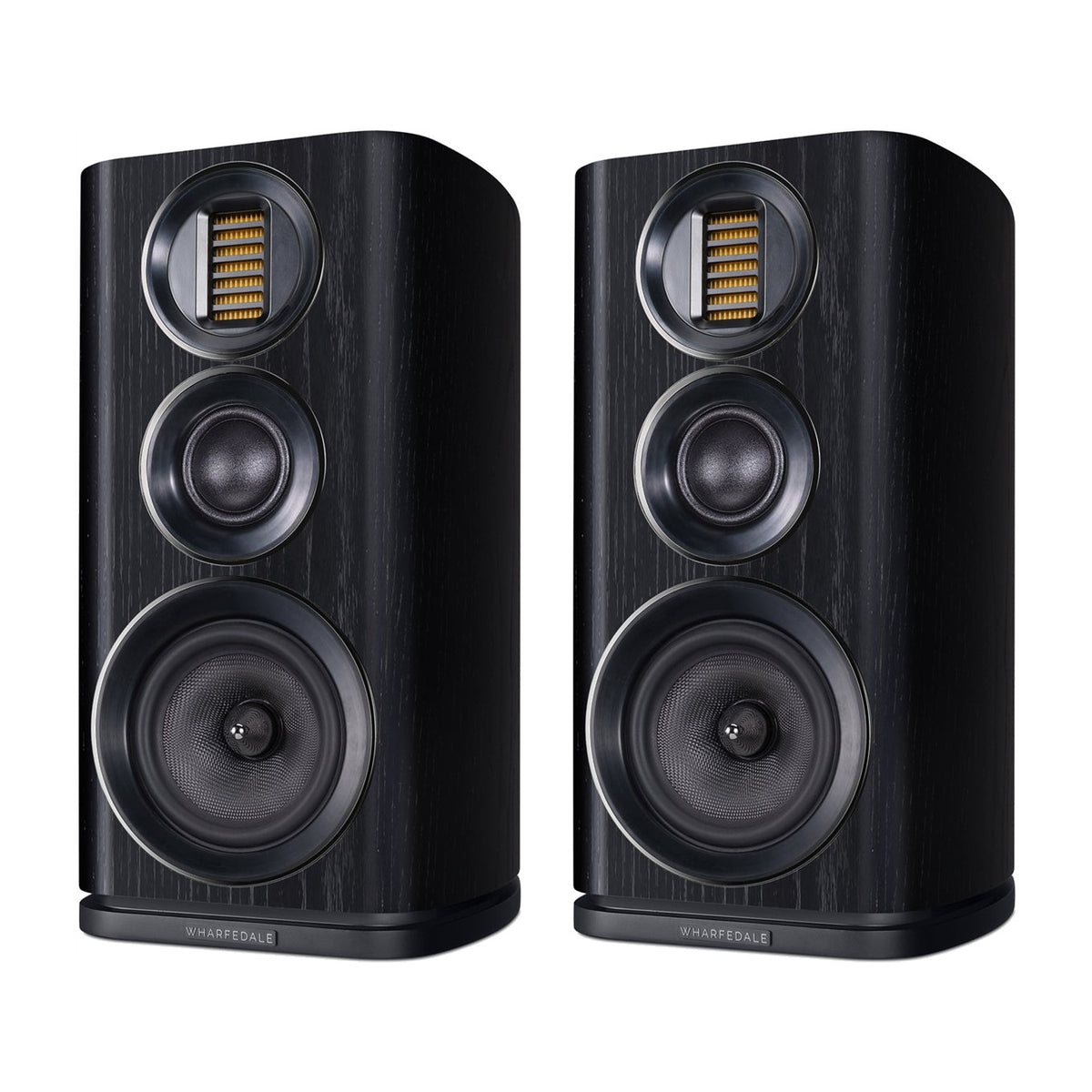 Wharfedale EVO4.2 Bookshelf Speakers Black Oak (1 Pair)
