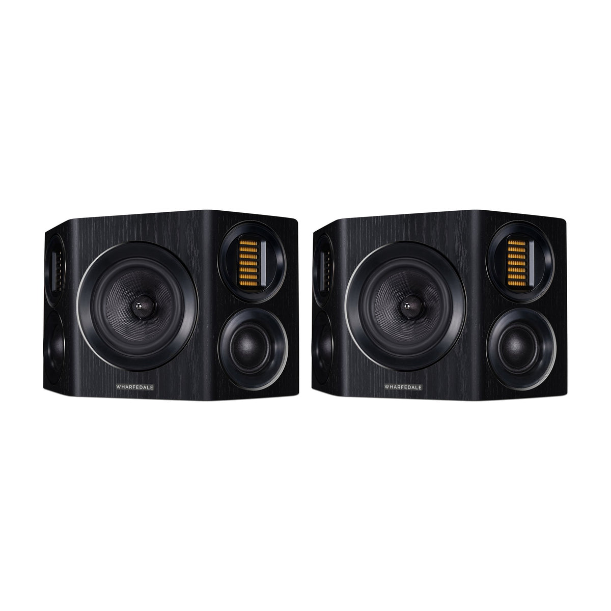 Wharfedale EVO4.S Surround Speakers Black Oak (1 Pair)