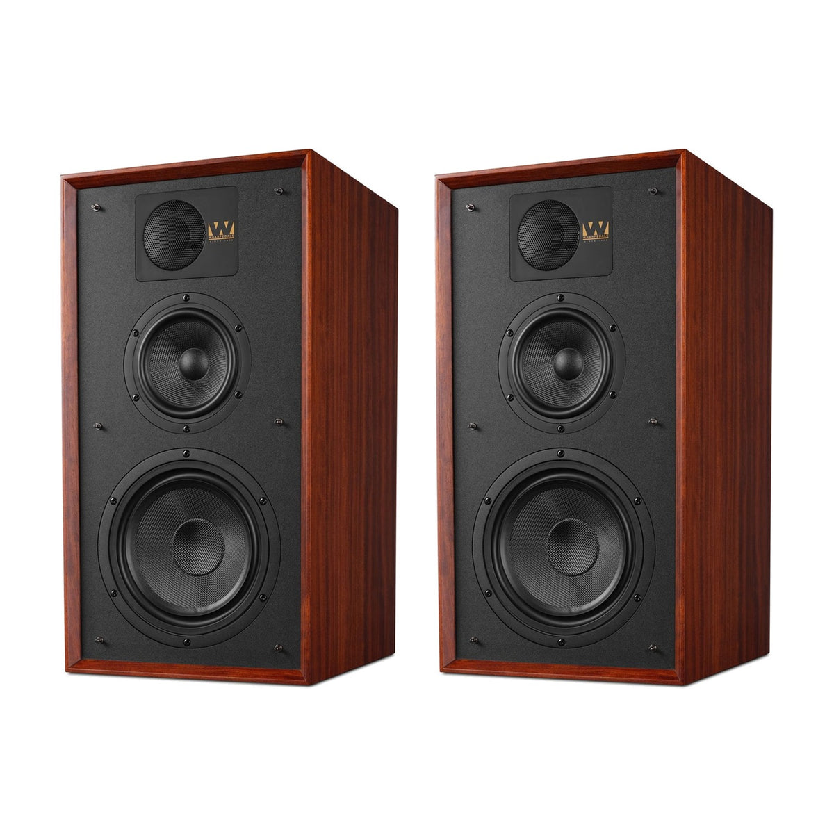 Wharfedale LINTON Bookshelf Speakers Mahogany Red (1 Pair)