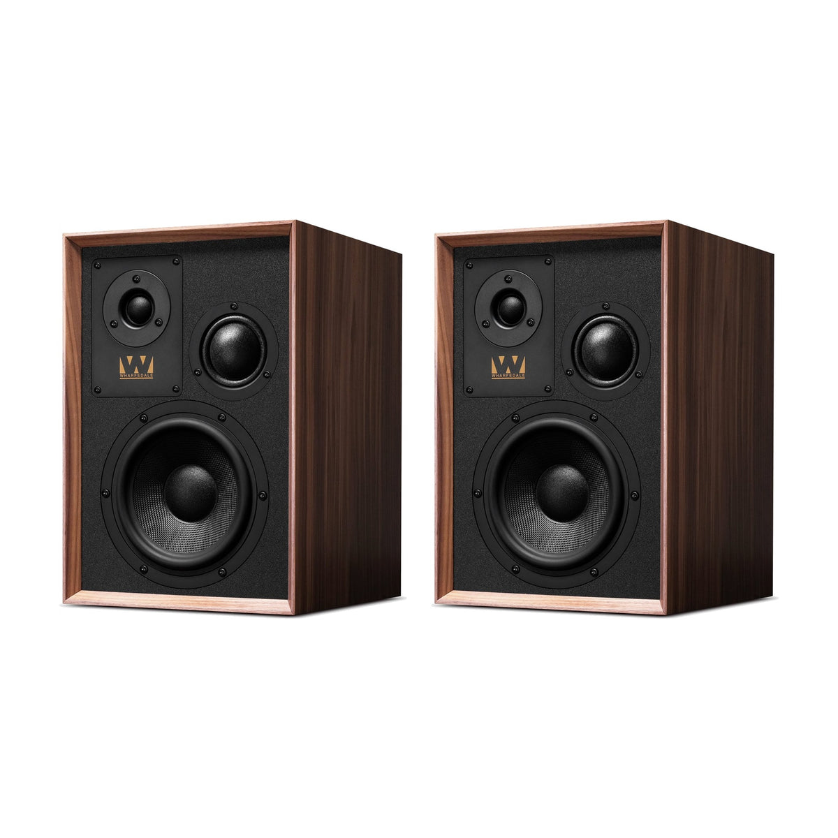 Wharfedale SUPER DENTON Bookshelf Speakers Antique Walnut (1 Pair)