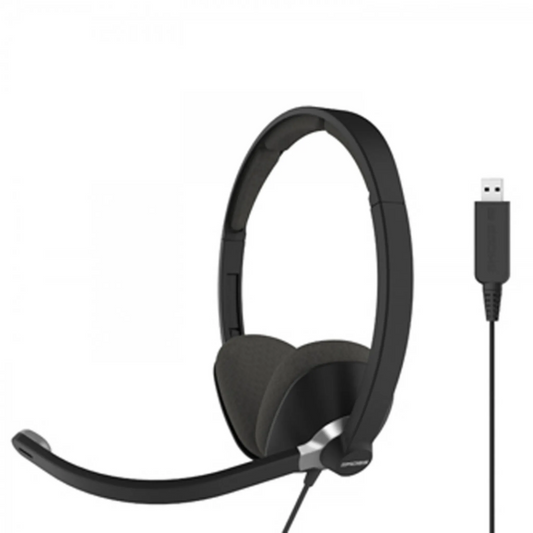 KOSS CS300 USB Wired on-ear headphones with microphone