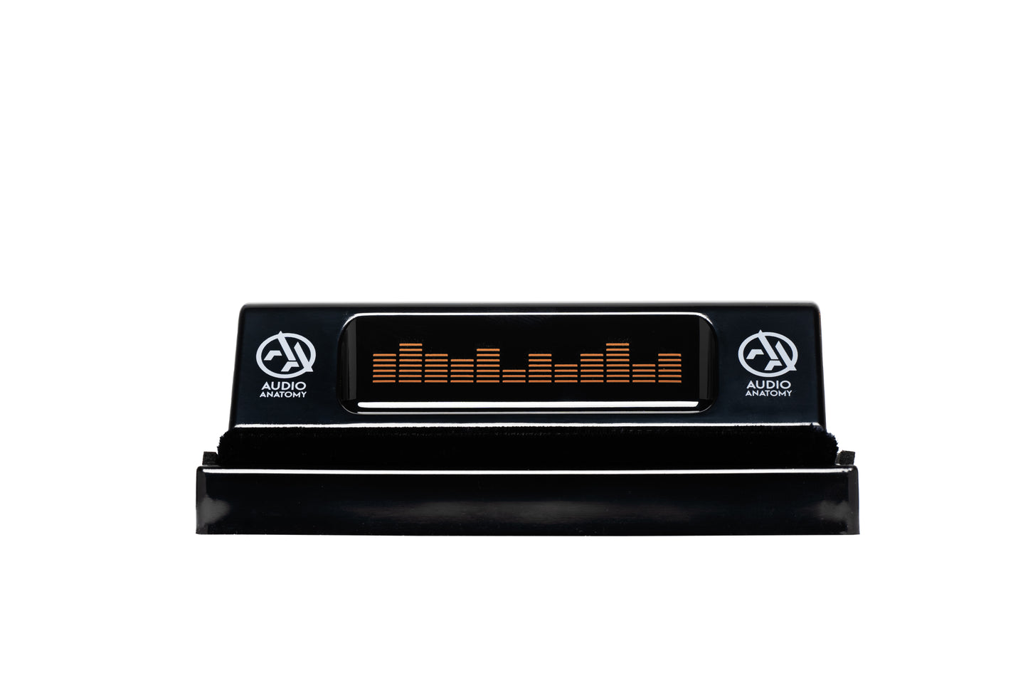 Audio Anatomy Velvet Vinyl Brush - in use