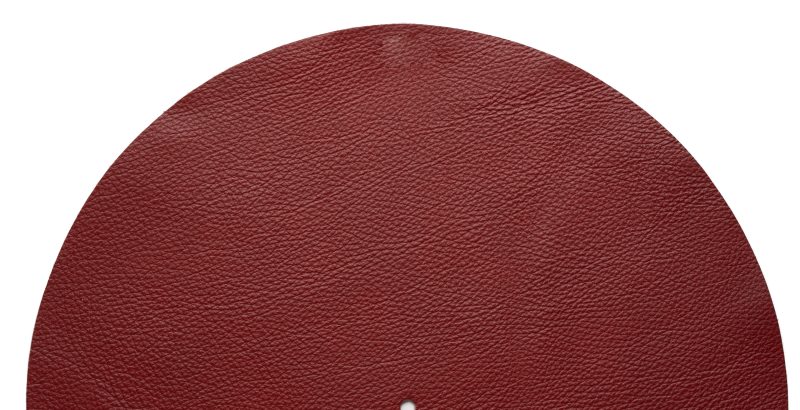 Audio Anatomy Leather Turntable Slipmat - Red