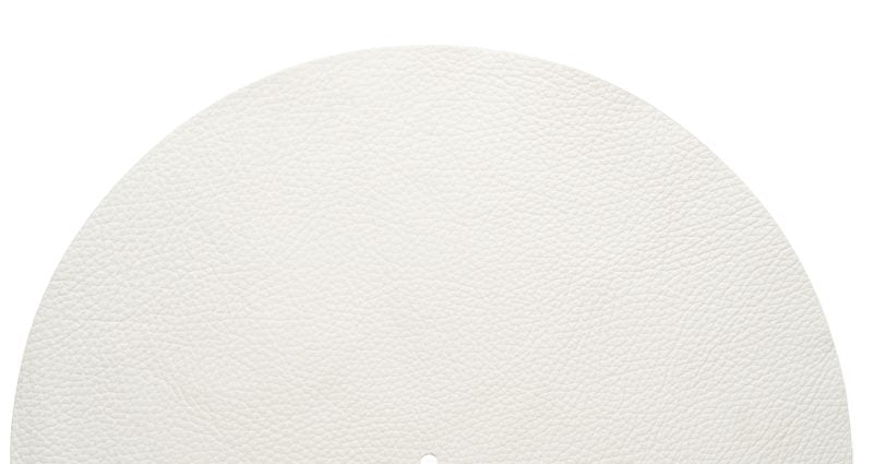 Audio Anatomy Leather Turntable Slipmat - White