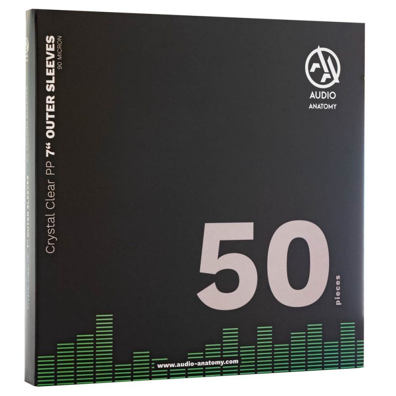 Audio Anatomy Vinyl Outer PP Sleeves 7 Inch - 50 Pack