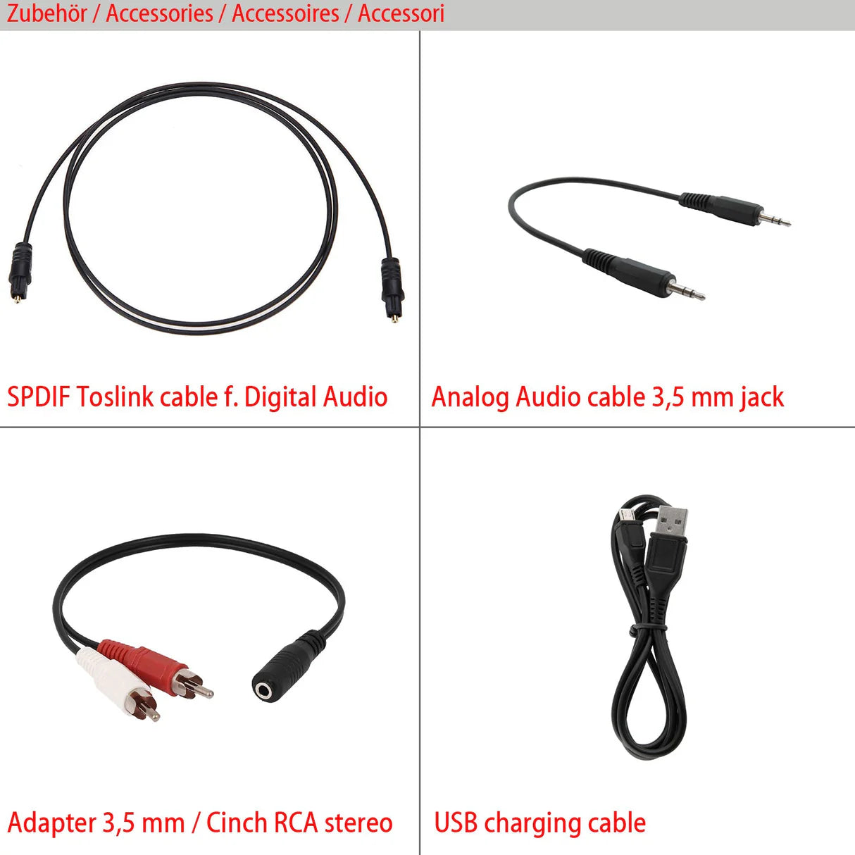 FeinTech ABT00101 Audio Transmitter Receiver aptX with Battery Pack