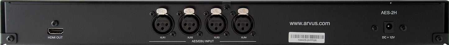 Arvus AES-2H 8 channel AES/EBU to HDMI digital audio converter