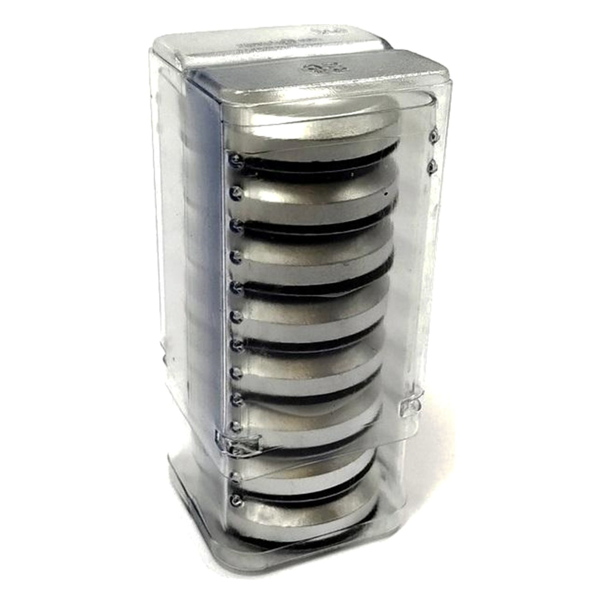 Analogis Spike Pucks (Set of 8) Silver