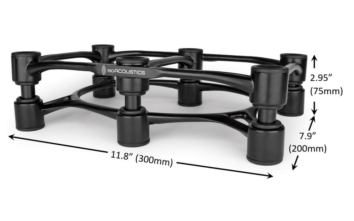 IsoAcoustics Aperta 300 (Like New) Speaker isolation stand black