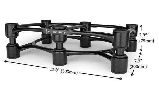 IsoAcoustics Aperta 300 Speaker isolation stand black