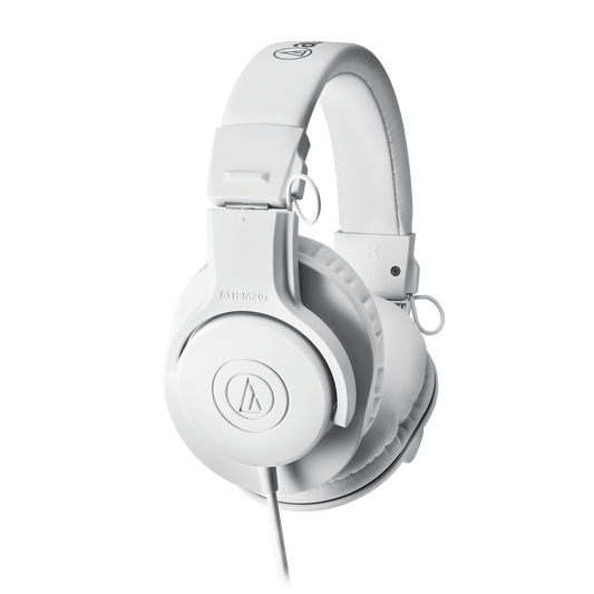 Audio-Technica ATH-M20x Over-ear Headphones with Closed-back White