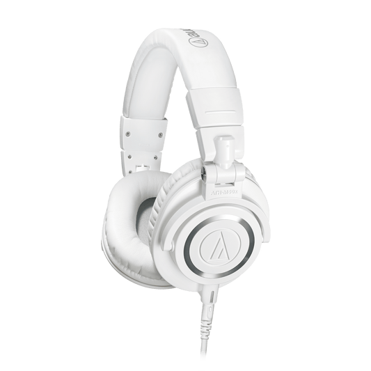 Audio-Technica ATH-M50x Over-ear Headphones with Closed-back White