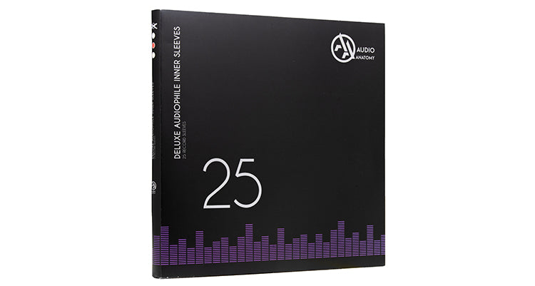 Audio Anatomy Inner Sleeves 12 Inch Red - 25 pack contents