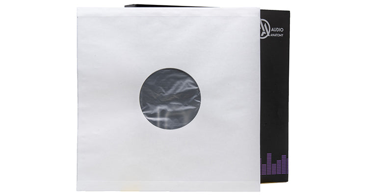 Audio Anatomy Inner Sleeves 12 Inch White for LPs - 25 Pack