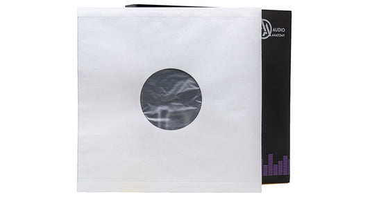 Audio Anatomy Inner Sleeves 12 Inch White for LPs - 100 Pack